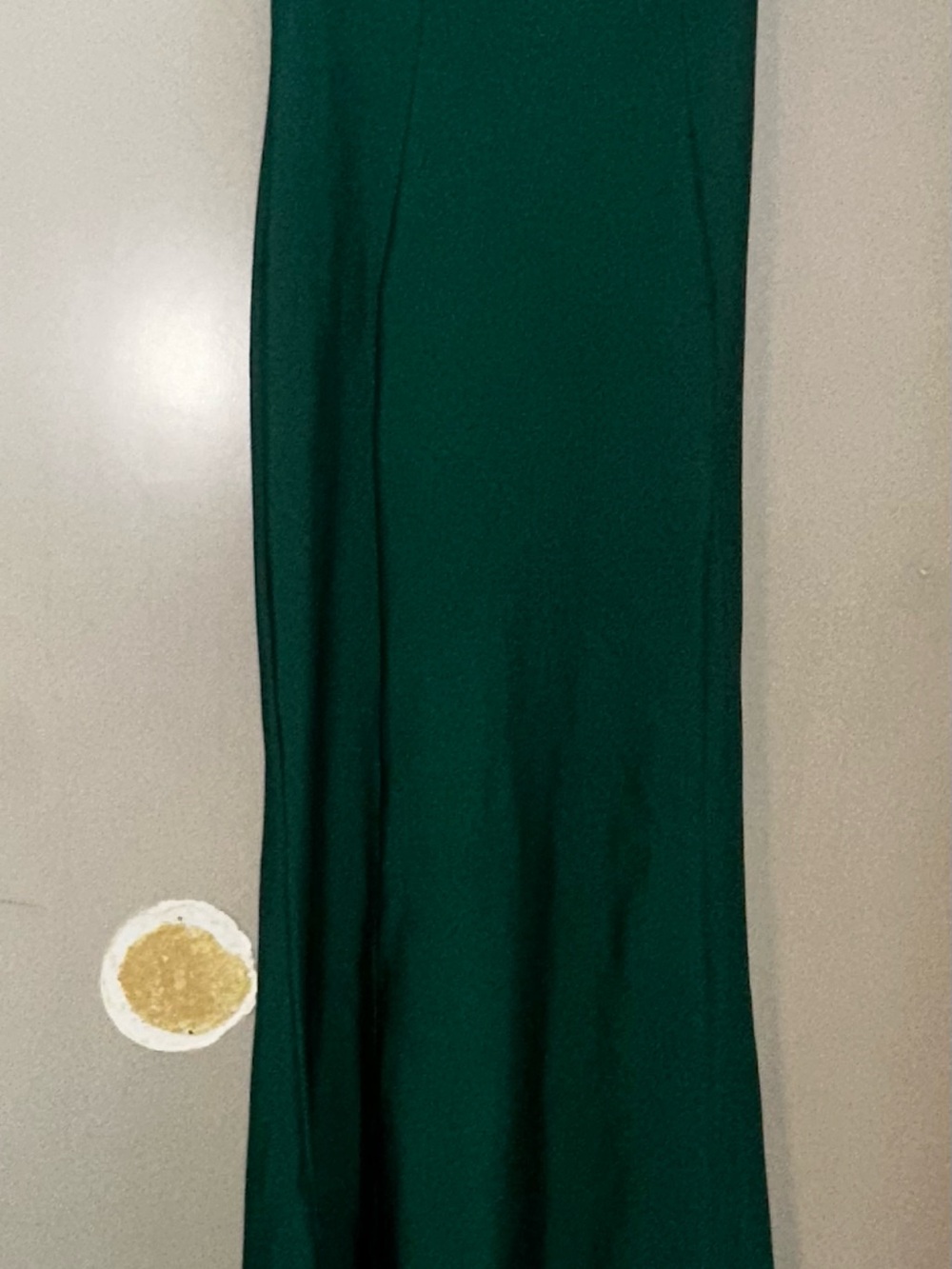Women's Deep Green Maxi Dress - Sleek Long Silhouette